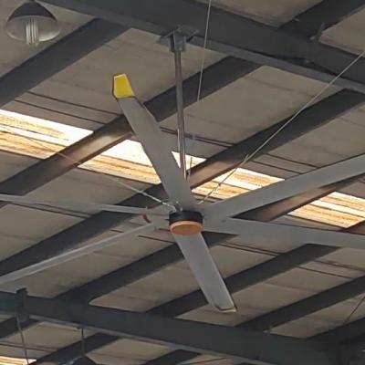 China 5.5m 18FT HVLS Ceiling Fan for Restaurant Direct and Manufacturing Plant High Voltage for sale