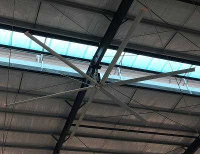 中国 6つのAl Mgの合金の刃の商業店の変速機の天井に付いている扇風機 販売のため