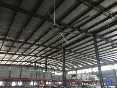 China Ventilación grande seis fans de techo de aluminio de la caja de cambios de las cuchillas en venta