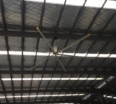 China electric 6 blade Pole Mounted HVLS Fan for sale