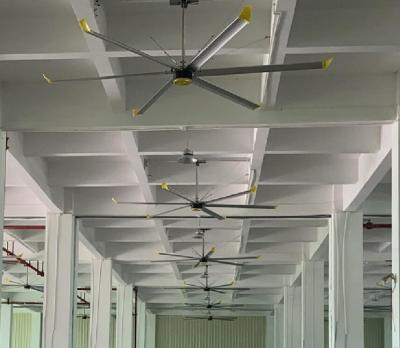 中国 22フィートのHvlsの研修会の換気のためのアルミニウム刃の天井に付いている扇風機 販売のため