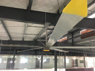 Chine Cinq fan de plafond en aluminium de lame de la lame 75rpm 0.6kw à vendre