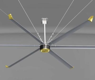 China Air Cooling Roof Ceiling 18FooT 6 Blade Hvls Ceiling Fan for sale