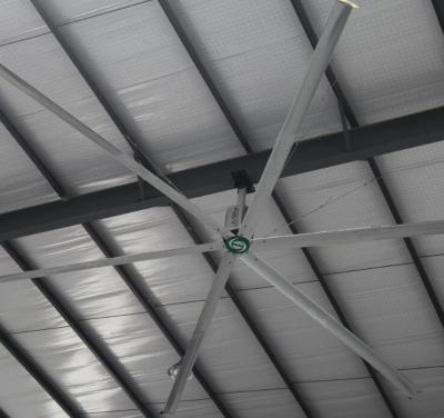 China Large 50rpm 7.3M Huge Industrial Ceiling Fans For Garage for sale
