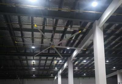China 24FT Pmsm Energy Saving Hvls Ceiling Fan For Air Cooling And Ventilation Function for sale