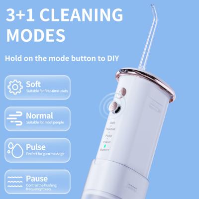 China Household Oral Irrigator Cordless Water Flosser Teeth Cleaner 30PSI - 110PSI Oral Care for sale