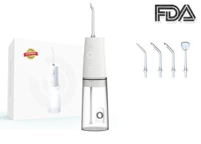 China El FDA certificó el agua dental eléctrica Flosser DC 5V 1A modificó el logotipo para requisitos particulares en venta
