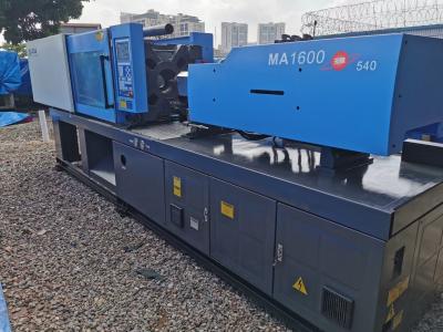 Китай Гаитянское MA1600 машина прессформы впрыски 160 тонн подержанная с мотором сервопривода продается