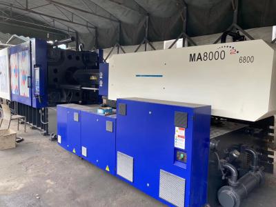 China 800ton Plastic Crate Injection Molding Machine Used Haitian MA8000 for sale