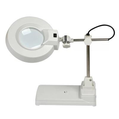 China 3x 5x 8x Magnifier Desktop Magnifying LED Lamp ESD Safe Tools for sale