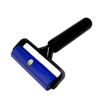 China Dust Removal Silicone Sticky Roller For Cleanroom Reusable 4 Inch for sale