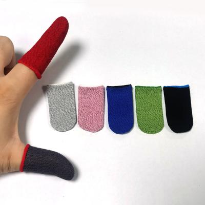 China Touch Screen Breathable Anti Sweat Anti Skid Gaming Finger Sleeve for sale