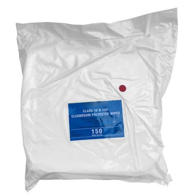 China Gamma Irradiated Polyester Cleanroom Wipes For Critical Sterile Environments en venta