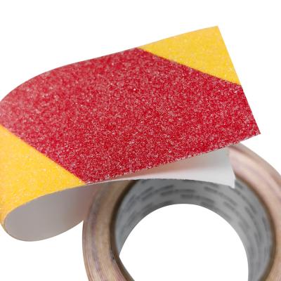 China 50mm X 5m PVC Frosted Anti Slip Tape For Stair Safety In Red Yellow for sale