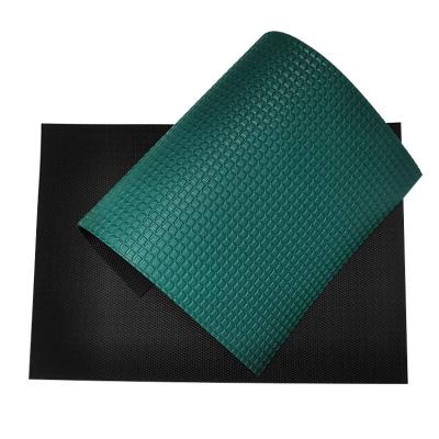 China Green Color PVC Flame Resistant Mat Antistatic Floor Mat For Workshop for sale