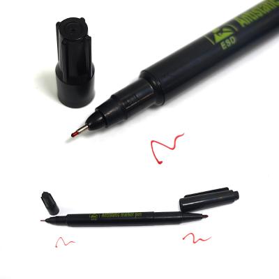 中国 黒赤青インククリーンルームオフィス文具マーキングペン ESD 帯電防止詰め替えマーカーペン 販売のため