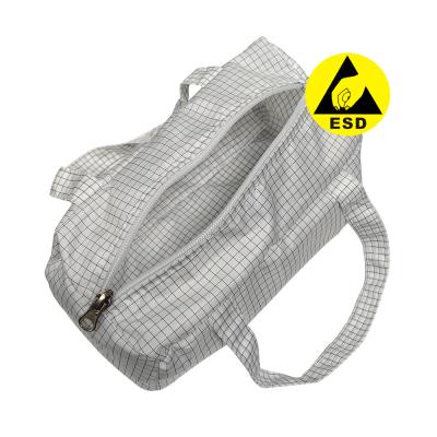 China Dust Free Antistatic 5cm Gird Small Parts Handbag Tool Bag Cleanroom Use for sale