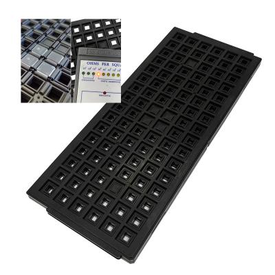 China ESD Anti Static Tray For Black IC Chip Memory Electronic Components for sale