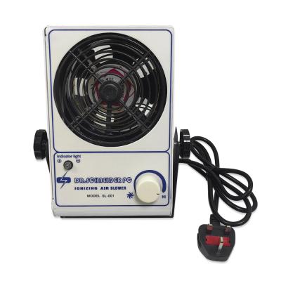 China Sl-001 Bench Top ESD Antistatic Ionizer Fan Ionizing Air Blower for sale