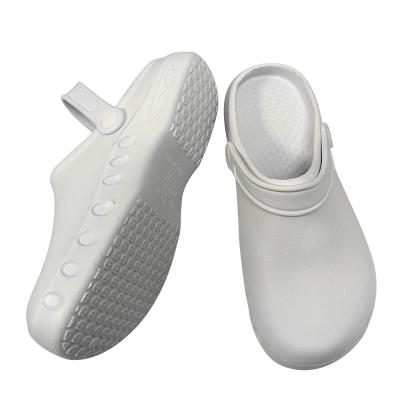 China White Laboratory Lightweight Non-Slip Cleanroom EVA Shoes for Operation Room for sale