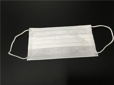 China Medical Cleanroom Consumables Disposable Non Woven Face Mask Earloop 17.5x9.5 cm for sale