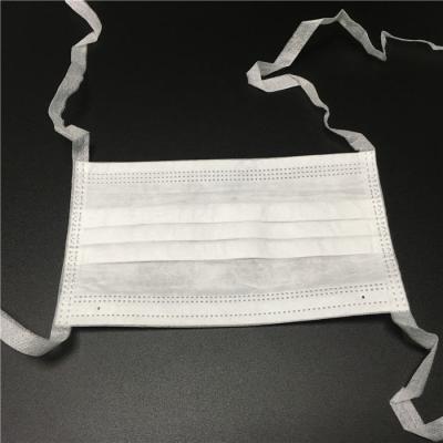 China Lazo disponible no tejido de la mascarilla del gancho en el tipo látex libre para médico en venta
