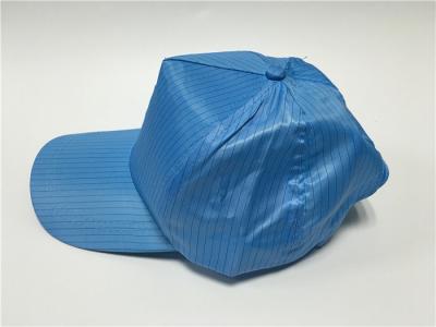 China Static Dissipative ESD Safe Clothing ESD Hat Unisex Design With Buckle For Size Adjustment for sale