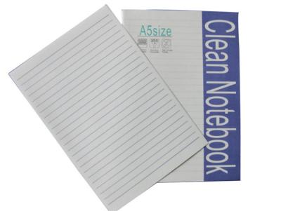 China Heftete Jungfrau-Masse Cleanroom-Papier-Notizbuch 100% angeordnete Linie/Diagramm-Linie zu verkaufen