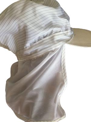 China Lange Schal-Polyester ESD-Kappen-statischer Antihut für staubfreien Bereich viele Farben verfügbar zu verkaufen
