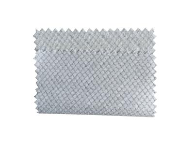 China 2.5mm Diamond Pattern ESD Knitted Fabric White, Blue, Green Weight 135GSM for sale