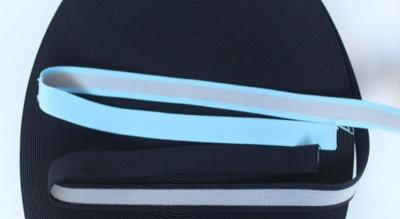 中国 黒く青いESDのリスト・ストラップの反静的なゴムひも20mmの幅伝導性繊維材料 販売のため