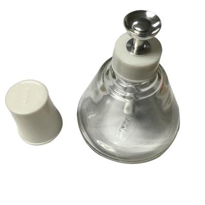 China Tamanho 100% solvente de vidro da garrafa do álcool do distribuidor dos materiais de embalagem do ESD da bomba do metal 180ML à venda