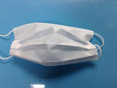 China DOBRA descartável Earloop da DOBRA 3 da máscara protetora 2 dos materiais de consumo livres de poeira da sala de limpeza à venda