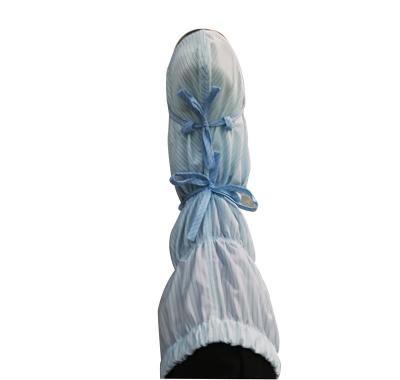 China La protección larga del ESD de la manga del recinto limpio calza estilo trasero de la cremallera apta para el autoclave en venta