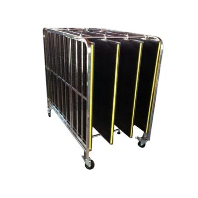 China LED Industry ESD Cart ESD Magazine Rack 1260mm Width 150KG Load Capacity for sale