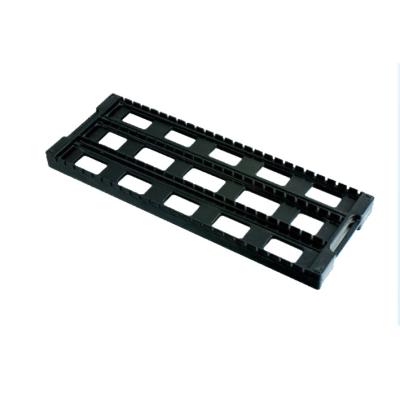 China H Style 25 Slots ESD Magazine Rack PCB Handling Trays Conductive Polypropylene Material for sale