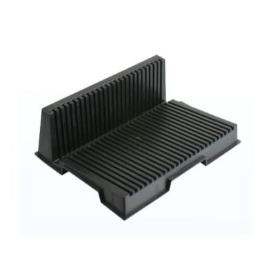 China Non Adjustable ESD Magazine Rack L Style 25 Slots PP Conductive Material for sale