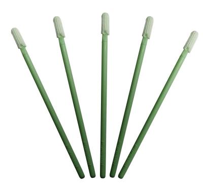 China Cleanroom Swabs Cleanroom Consumables Polyester Tip Double / Single Layered for sale