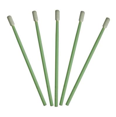 China Critical Environments Cleanroom Consumables Foam Tip Applicator Knitted Polyester for sale