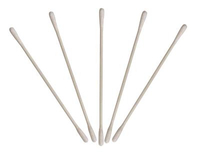 China 3 Inch Slim Paper Handle Cleanroom Consumables Lint Free Cotton Swabs for sale