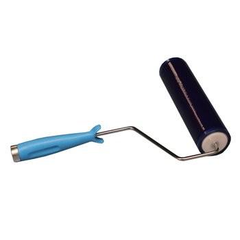 China Azul pegajoso adhesivo del rodillo de la pelusa del rodillo del recinto limpio disponible grueso de 10 pulgadas 50 micrones en venta
