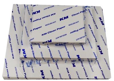 China Papel libre de polvo de papel seguro del ESD del sitio limpio de 250 hojas para la industria de electrónica en venta
