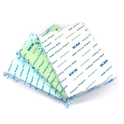 China Sky Blue Static Dissipative Paper Cleanroom Paper No Dust For ISO Cleanroom Only for sale