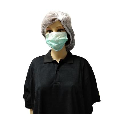 China 5 Millimeter strickten Zeichen Baumwollgewebe-antistatisches POLO Shirt Short Sleeve Withs ESD zu verkaufen