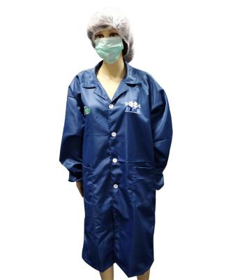 China ESD Antistatic Smock 3/4 Unisex Custom Size Logo / Badges Printing Or Embroidery for sale