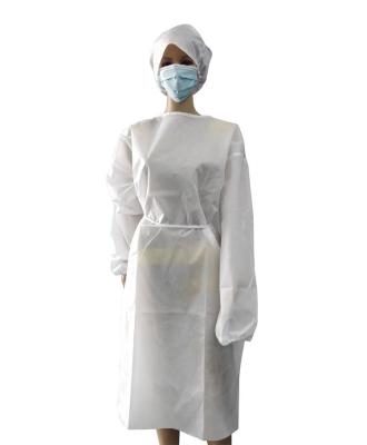 China 120x140cm SMS Disposable Protective Isolation Gown for sale