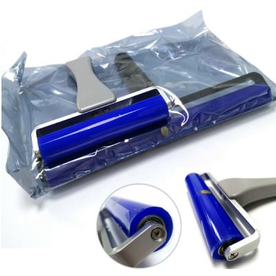China Cleanroom ESD Silicone Washable Sticky Lint Roller for sale