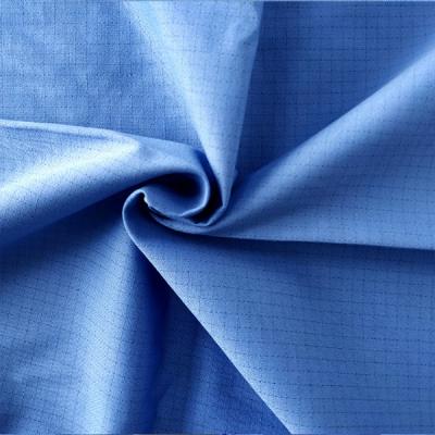 China High Quality Anti Static Cleanroom Woven 4mm Grid ESD T C Fabric for sale