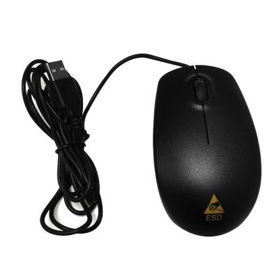 China ABS Plastic Black ESD Anti Static Mouse For Cleanroom Office Use for sale