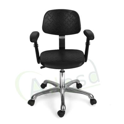 China Lifting Armrest Esd Office Chair Anti Static Foam 360 Degree Swivel for sale